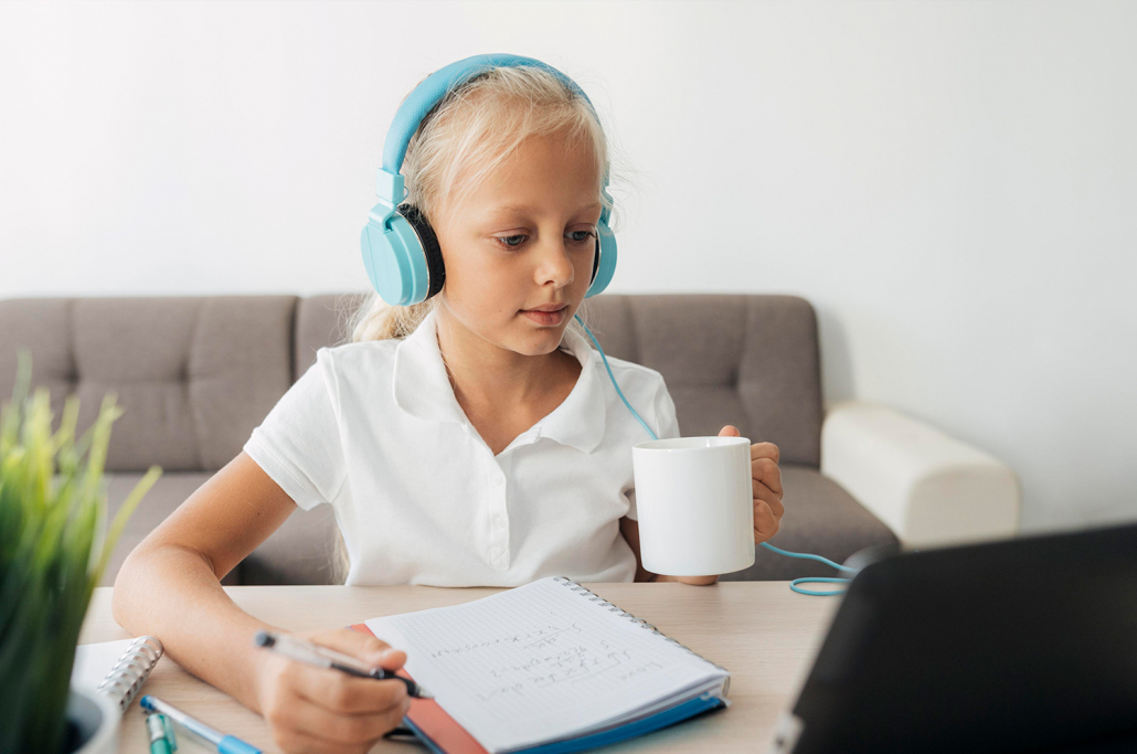 Estudante participando do Early Guidance.