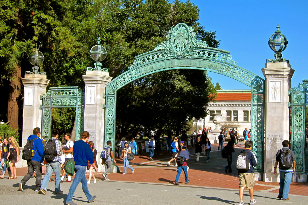 Entrada da universidade de Berkeley