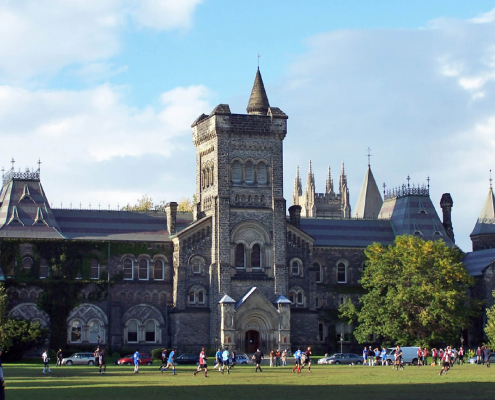 Prédio de uma das melhores universidades do Canadá.